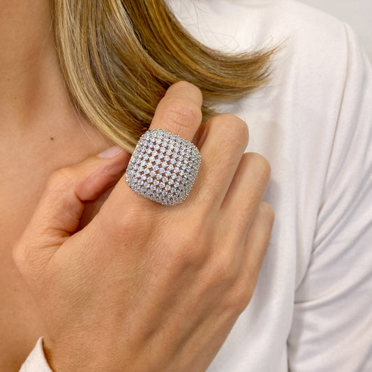 Anillo CUVAR Plateado (Talla 7)