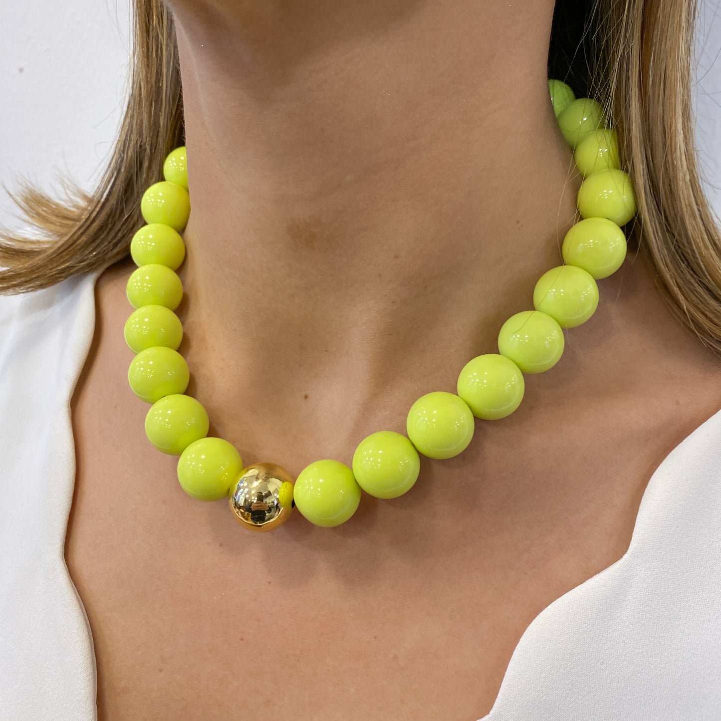 Collar FOPU Amarillo Neon