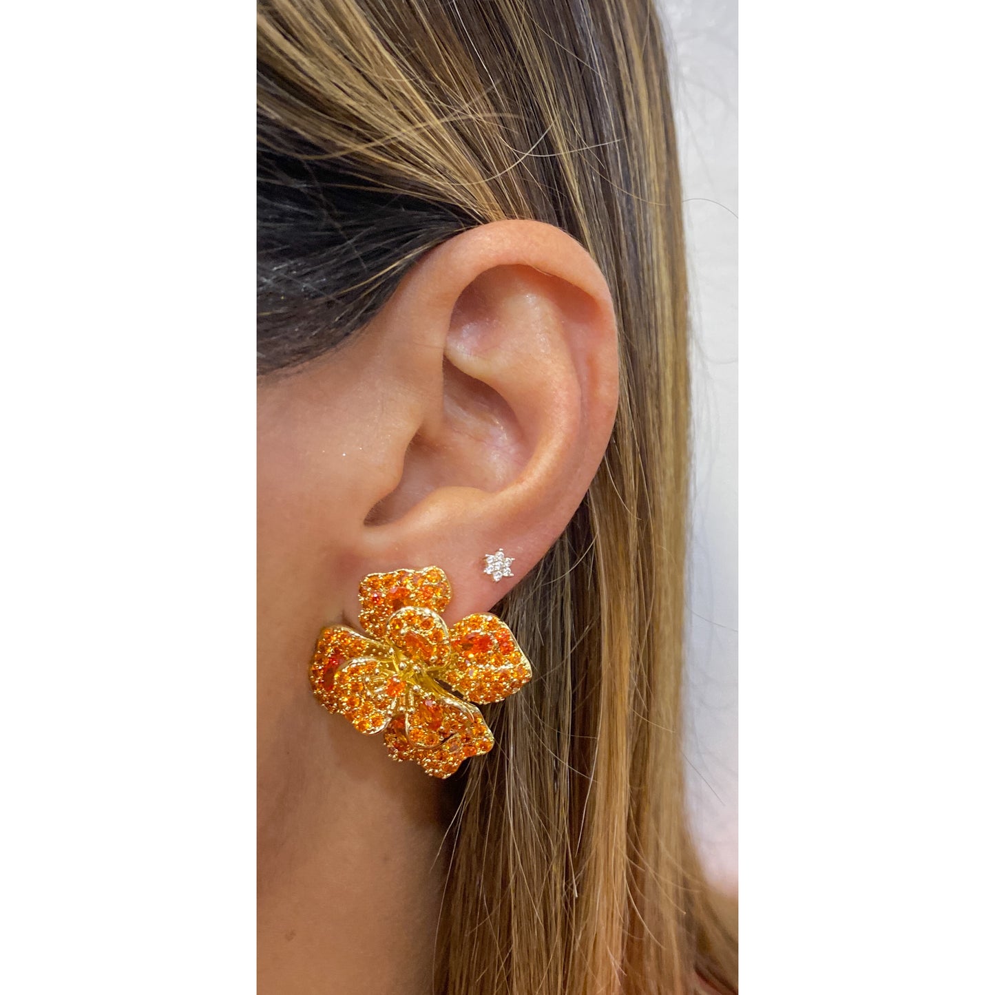 Aretes ZUPLI Naranja