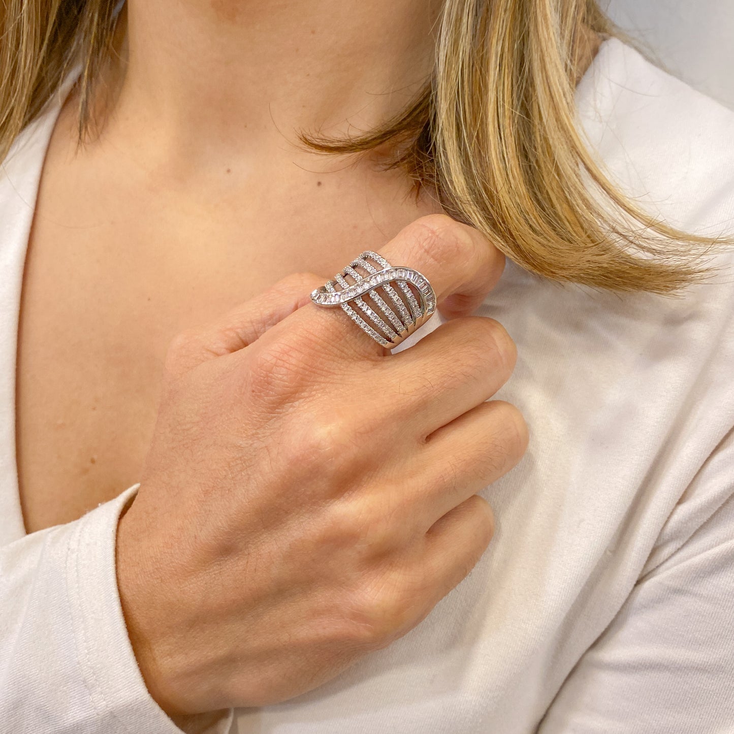 Anillo AXUT Plateado (Talla 7)