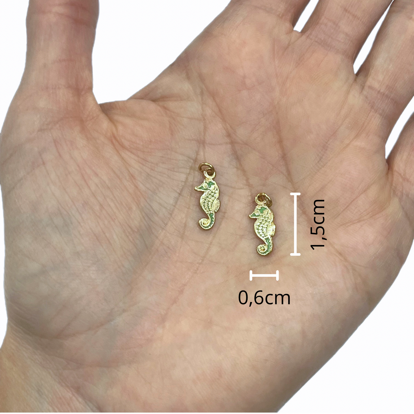 Dije Caballo de Mar Mini Goldfilled