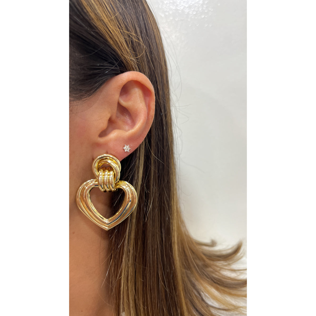 Aretes KINE Dorados