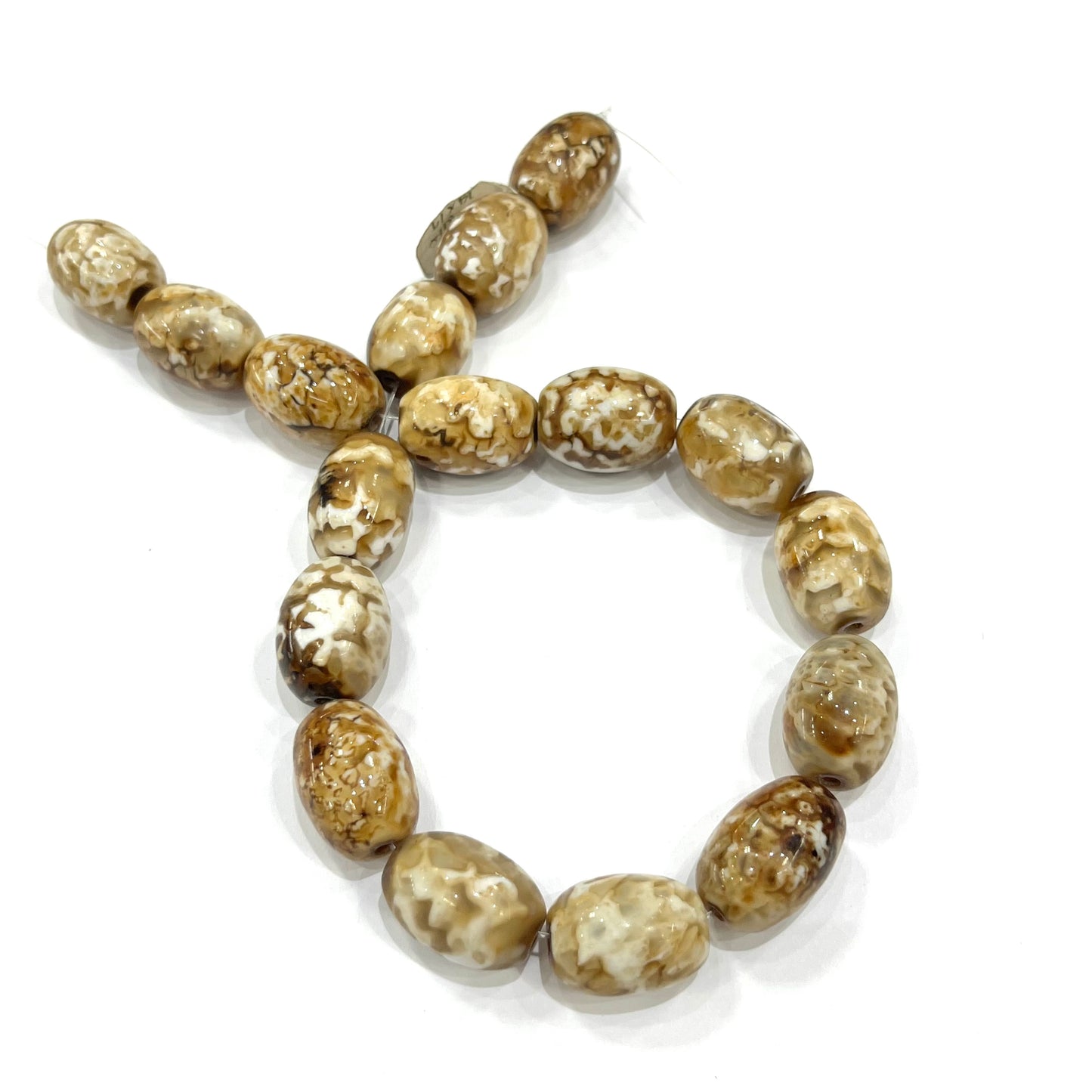 Sarta Tambor Agata Cafe 1,5*2cm