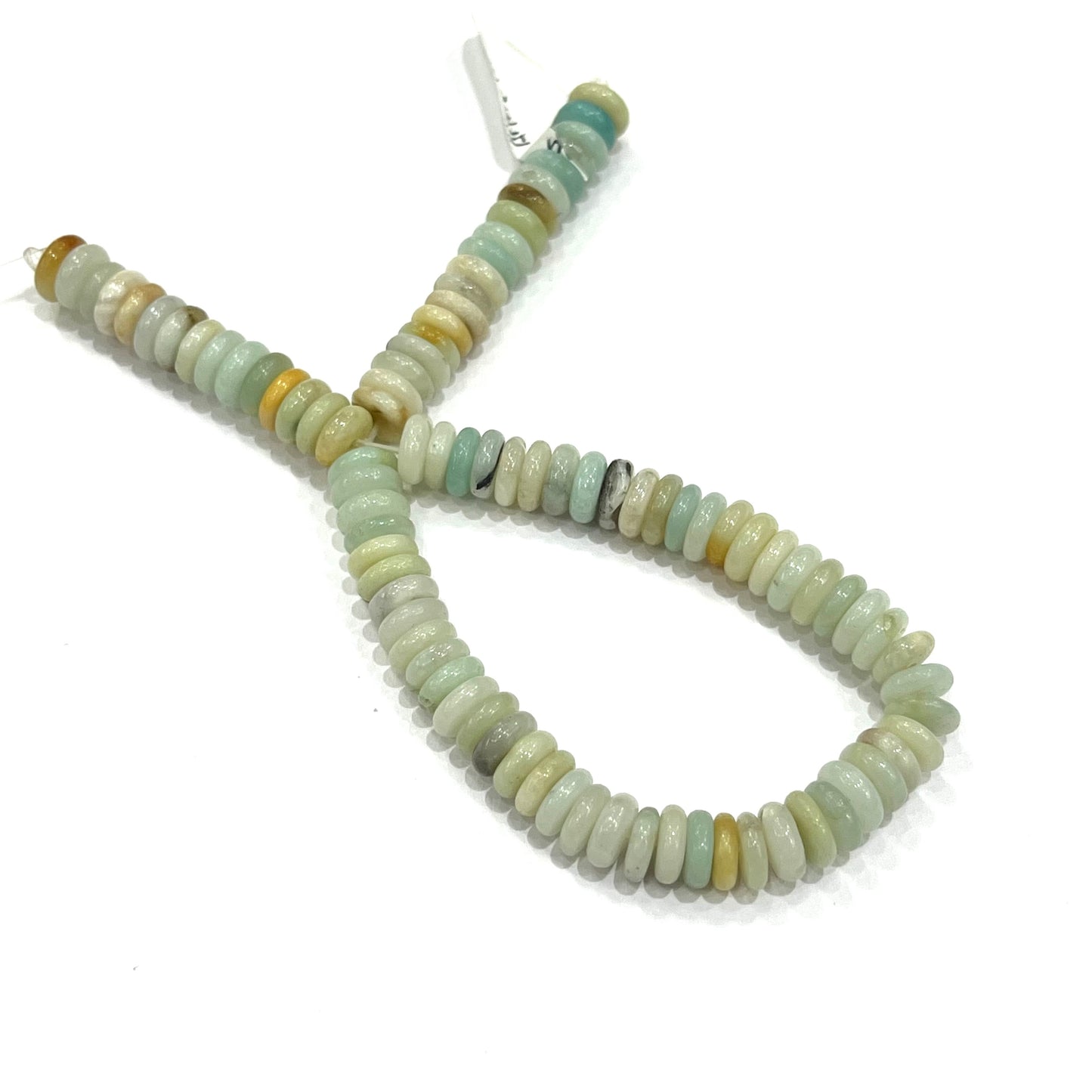 Sarta Róndela Amazonita 2*6mm