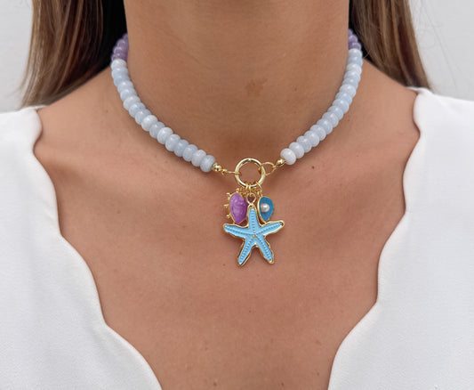 Collar RENOK Azul Claro