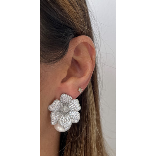 Aretes FIKA Plateado
