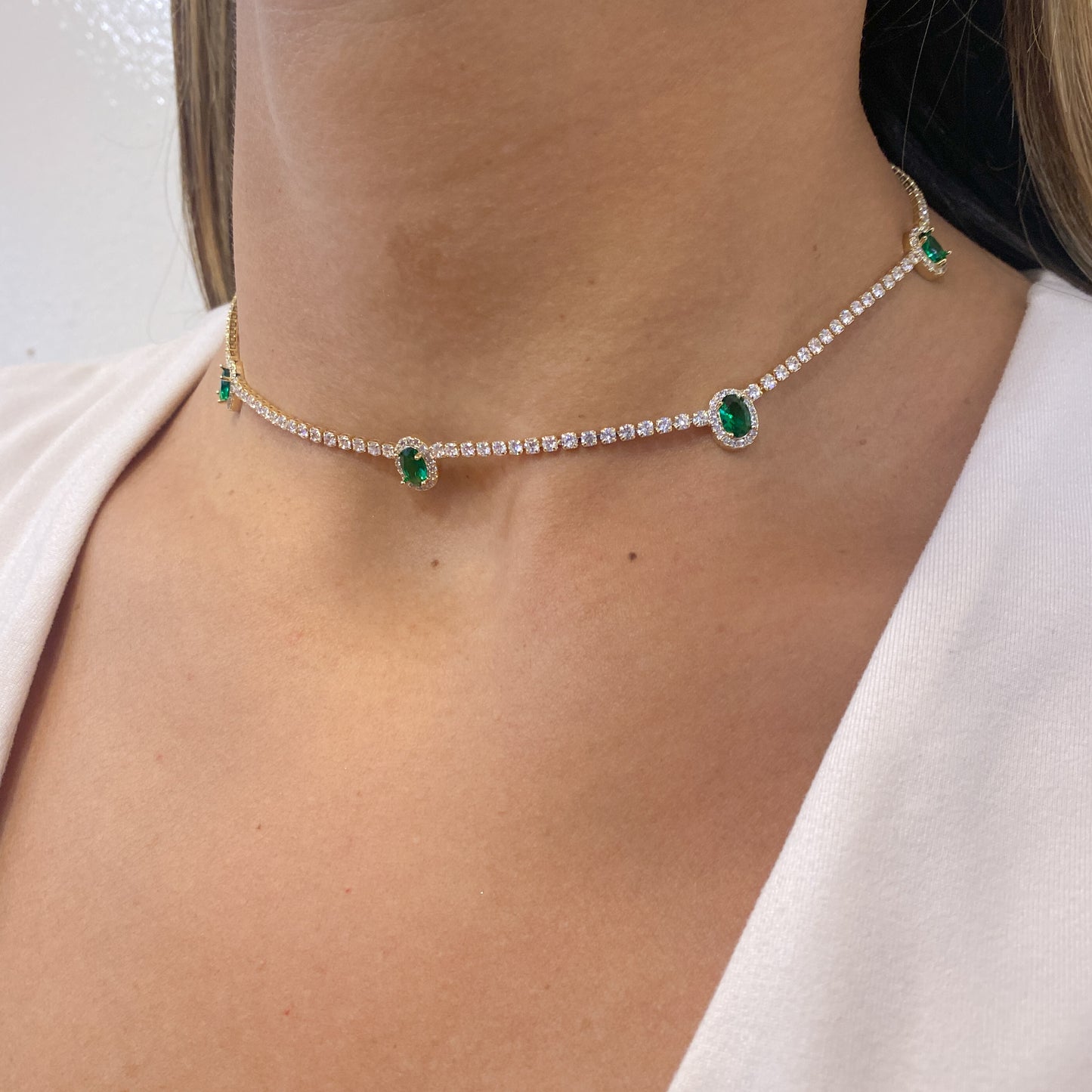 Cadena KATRU Dorado- Verde