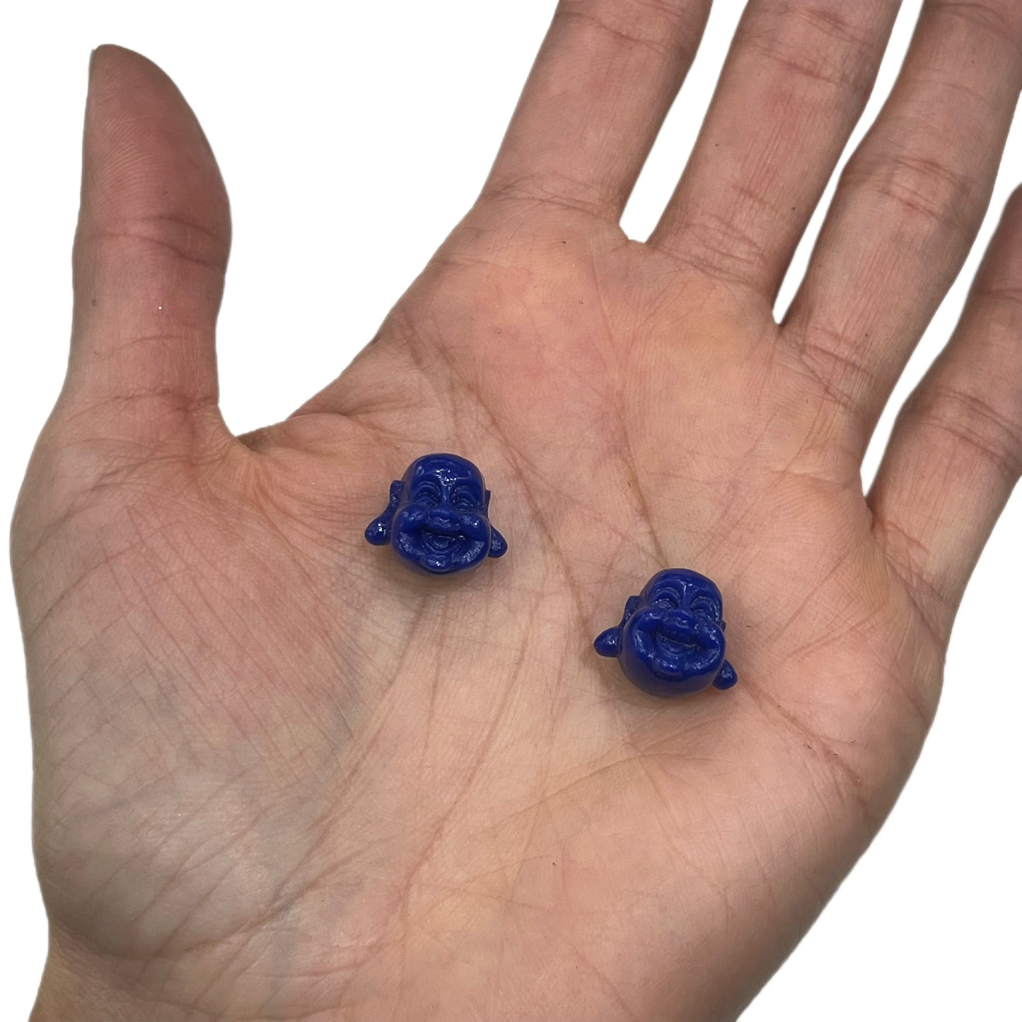 Buda Pequeño Acrílico Azul