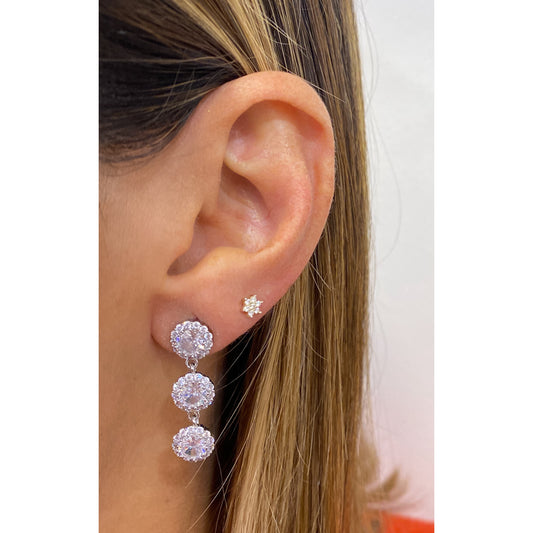 Aretes VERU Plateados