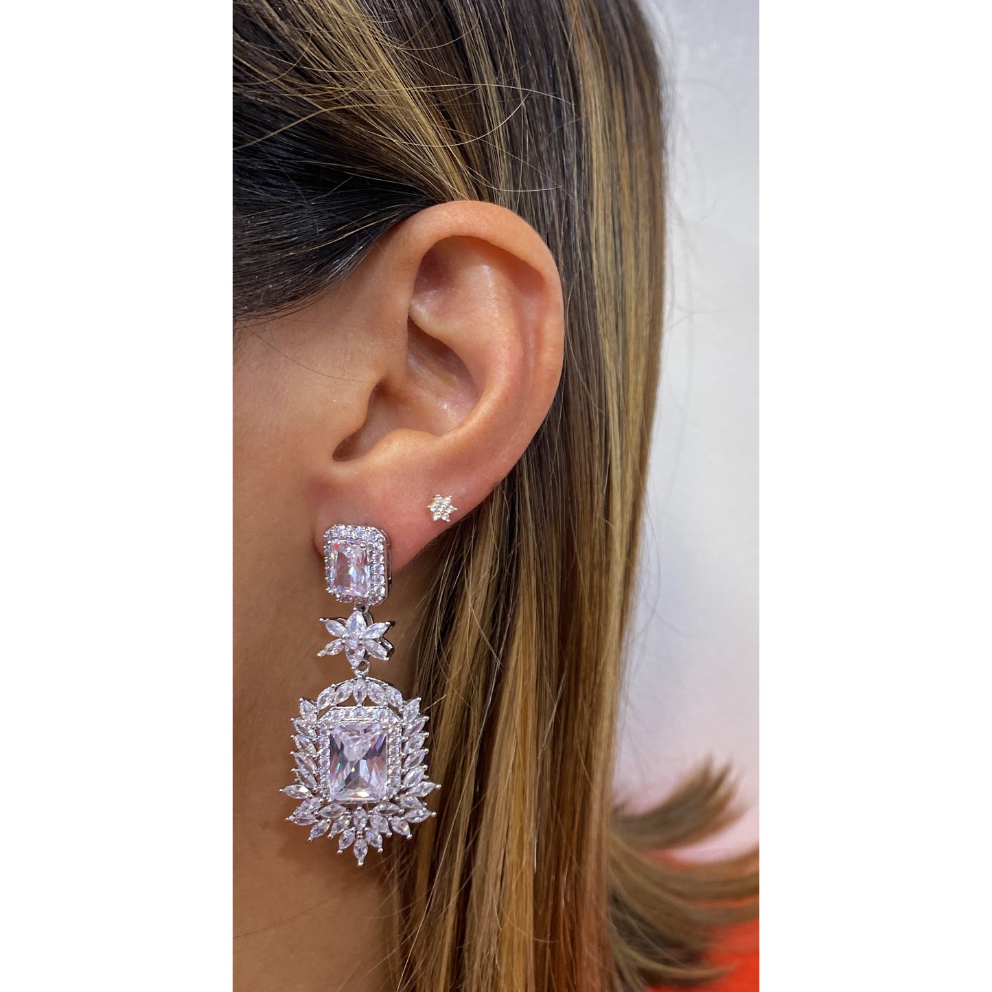 Aretes FARYN Plateado