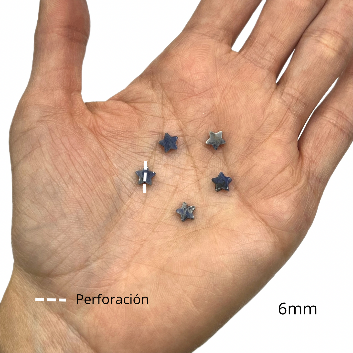 Sarta Corta Estrella Sodalita 6mm