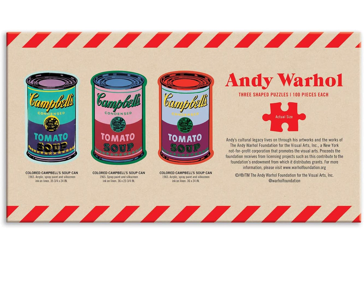 Set de 3 Rompecabezas Andy Warhol 🌈❤️