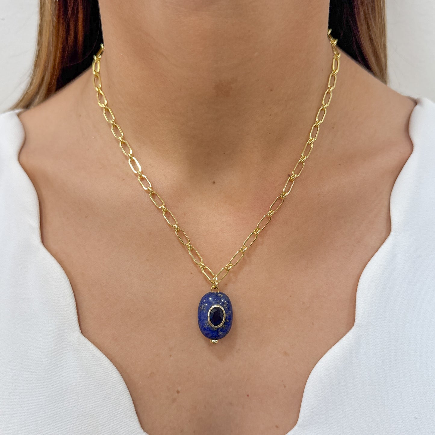 Collar UVOL Lapislázuli