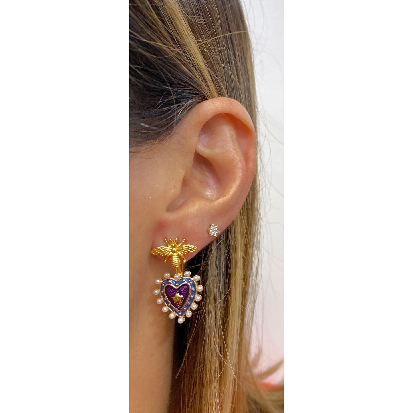 Aretes SAWO Vinotinto