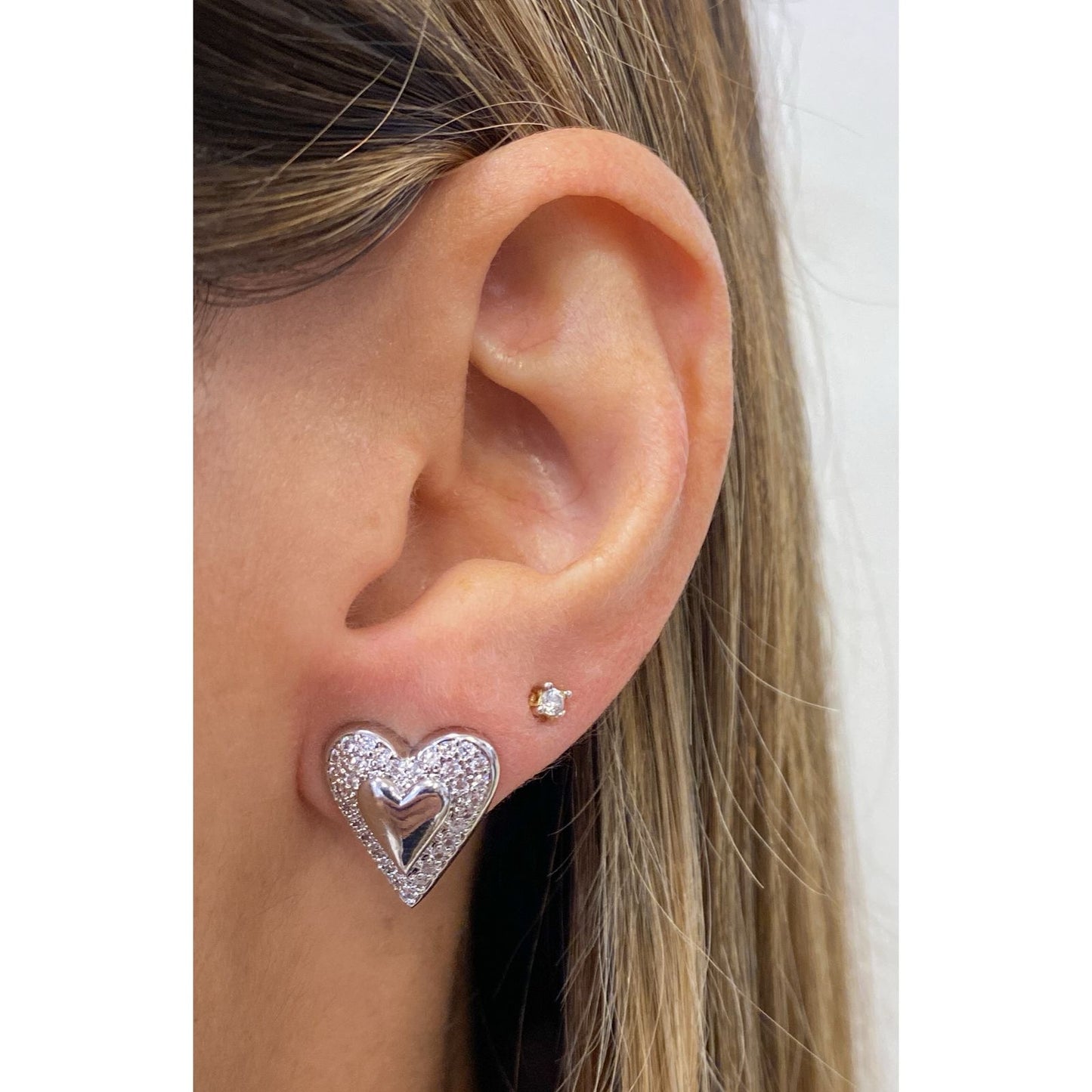 Aretes DRAX Plateado