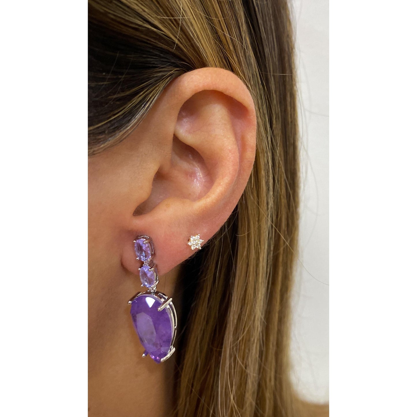 Aretes FUVI Morado