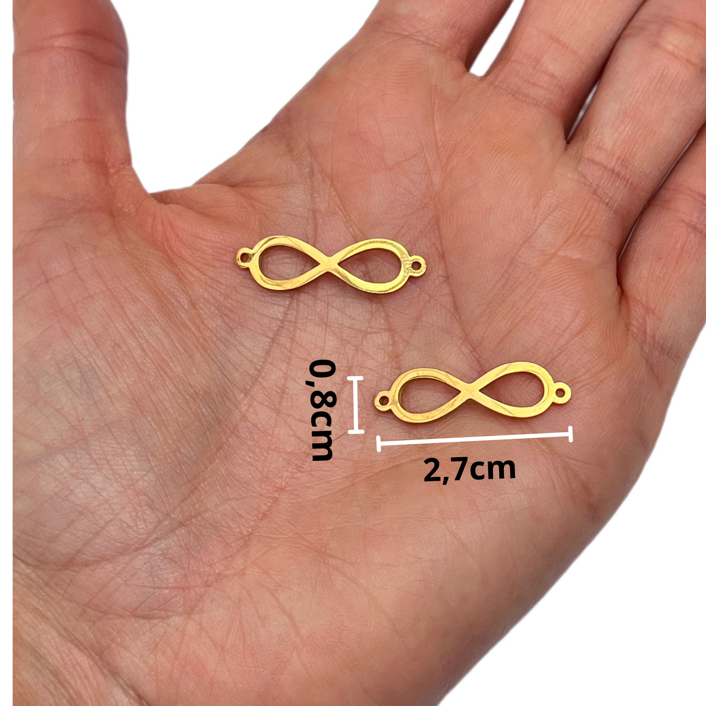 Dije Pulsera Infinito Acero ♾️ 0,8cm*2,7cm