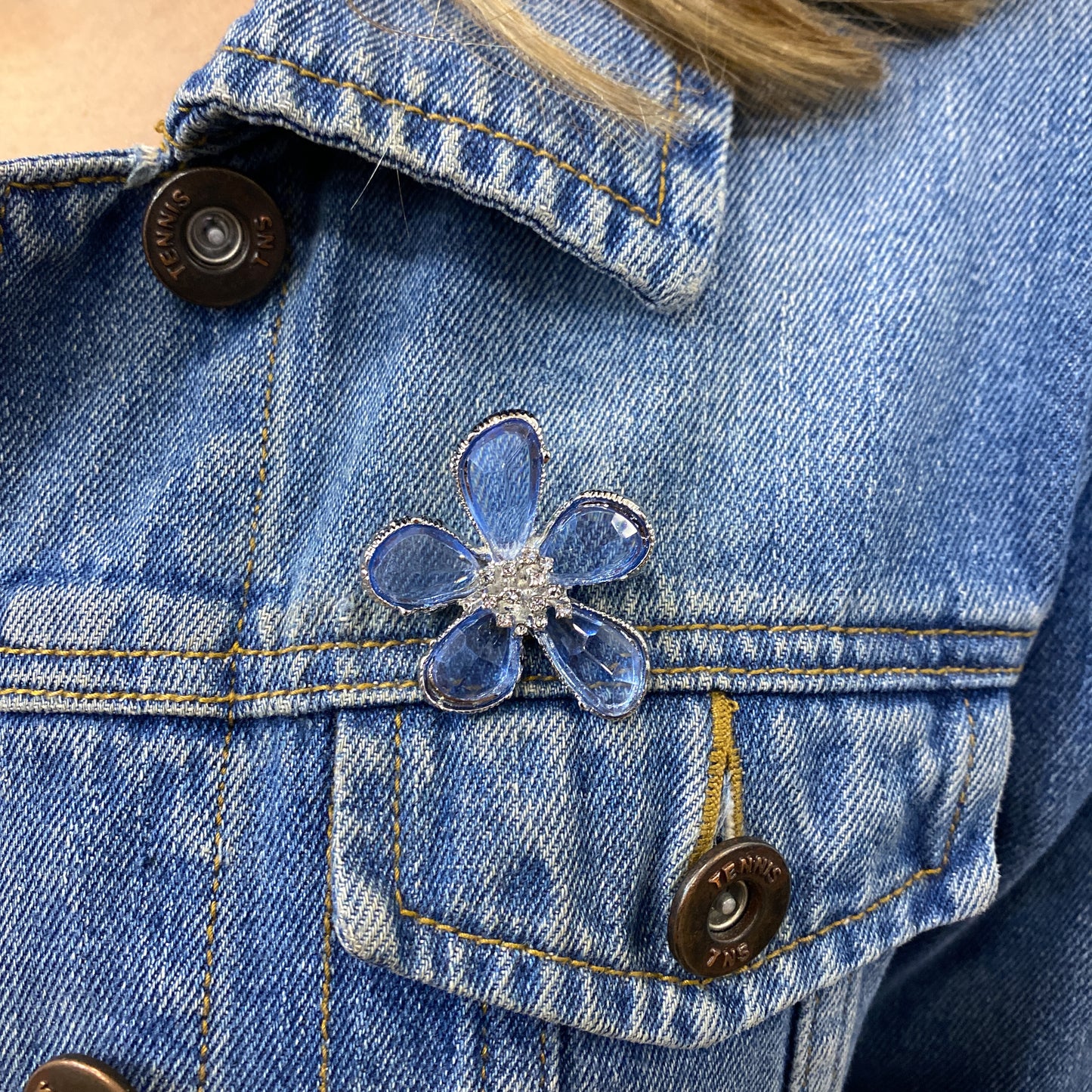 Prendedor ORNI Azul