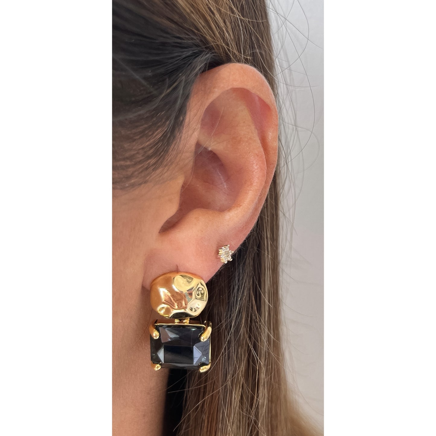 Aretes COZI Negro