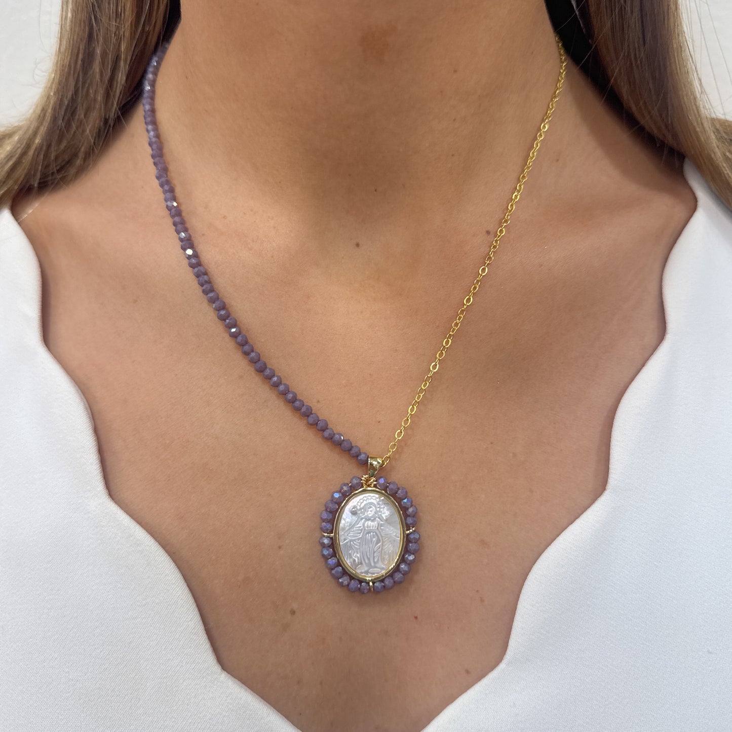 Collar VUZI Morado