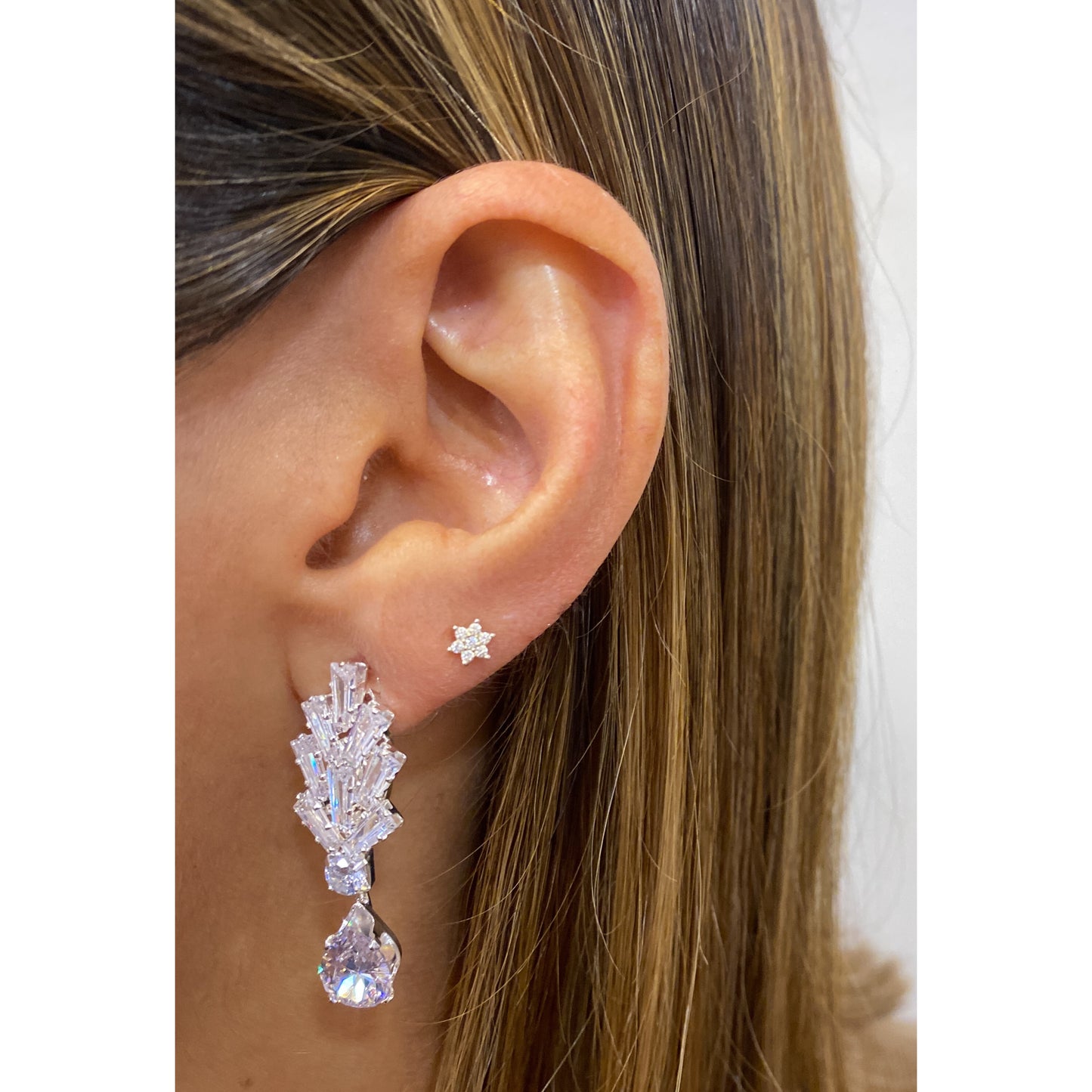 Aretes XUKAN Plateado