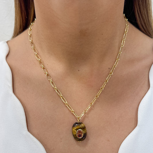 Collar UVOL Ojo de Tigre