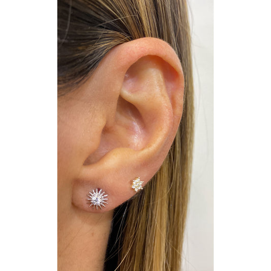 Aretes ATEL Plateado