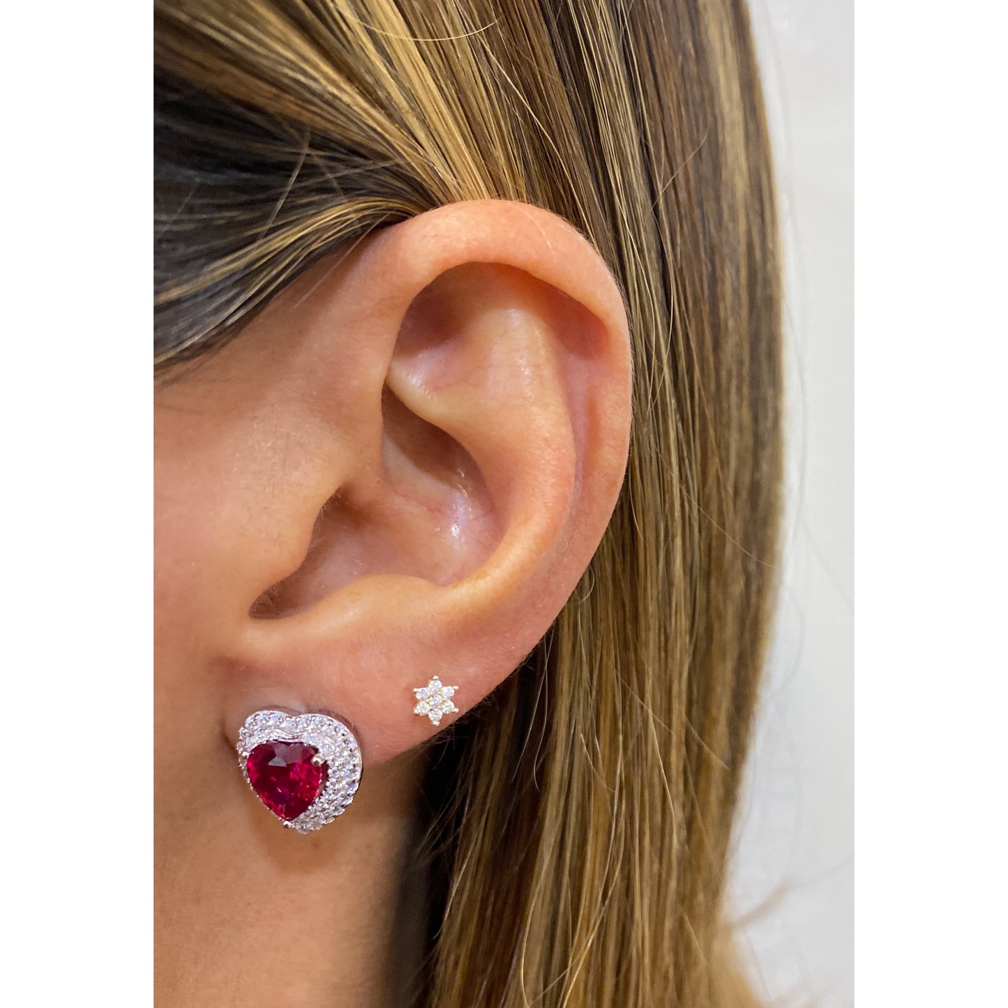 Aretes LALUN Color Ruby