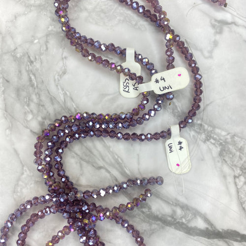 Sarta Murano Morado 4mm