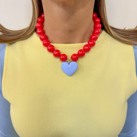 Collar THAK Rojo / Azul