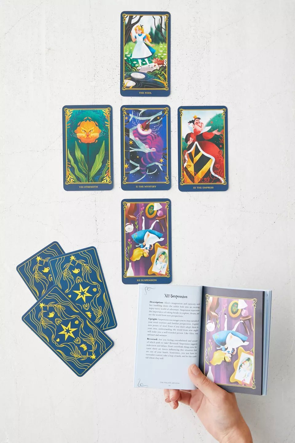 Alice In Wonderland Tarot Deck And Guidebook By Minerva Siegel & Lisa Vannini - OparinaAlice In Wonderland Tarot Deck And Guidebook By Minerva Siegel & Lisa VanniniLifestyleOparinaOparina