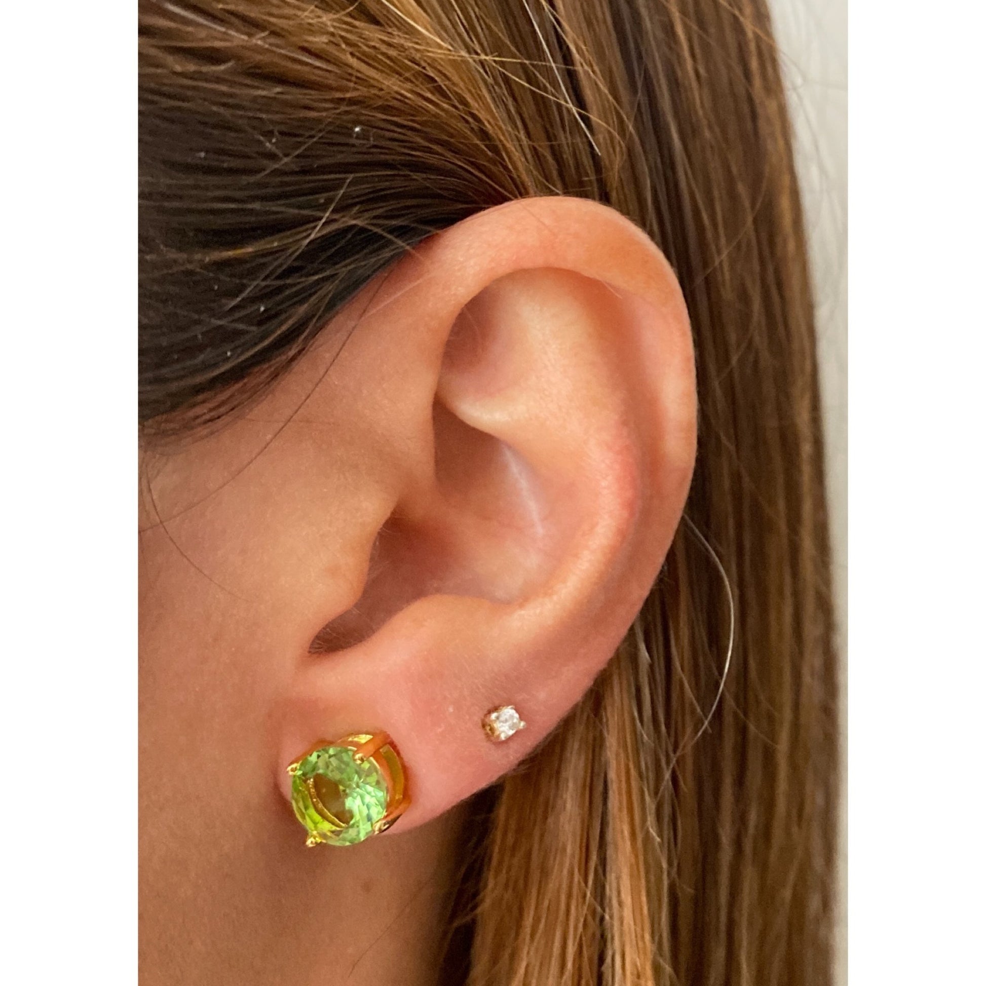 Aretes BRUN Verde Limón 8mm - OparinaAretes BRUN Verde Limón 8mmAretesOparinaOparina