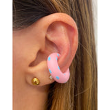 Earcuff NOKA Palo Rosa / Baby Blue