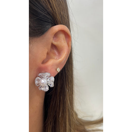 Aretes XOMI Plateados