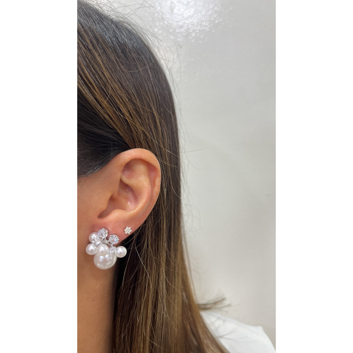 Aretes NUMA Plateados