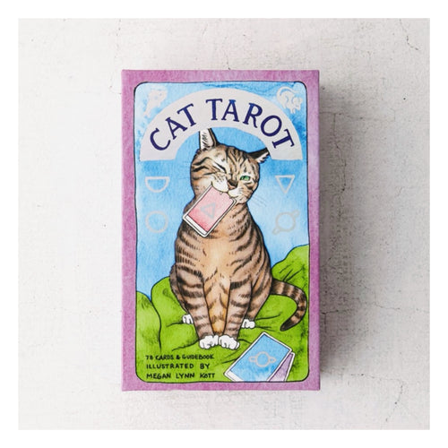 Cat Tarot: 78 Cards & Guidebook (Whimsical and Humorous Tarot Deck, Stocking Stuffer for Kitten Lovers).