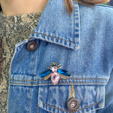 Prendedor IFMAN Azul / Rosado