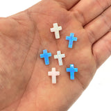 Cruces en Opalo 12x9mm